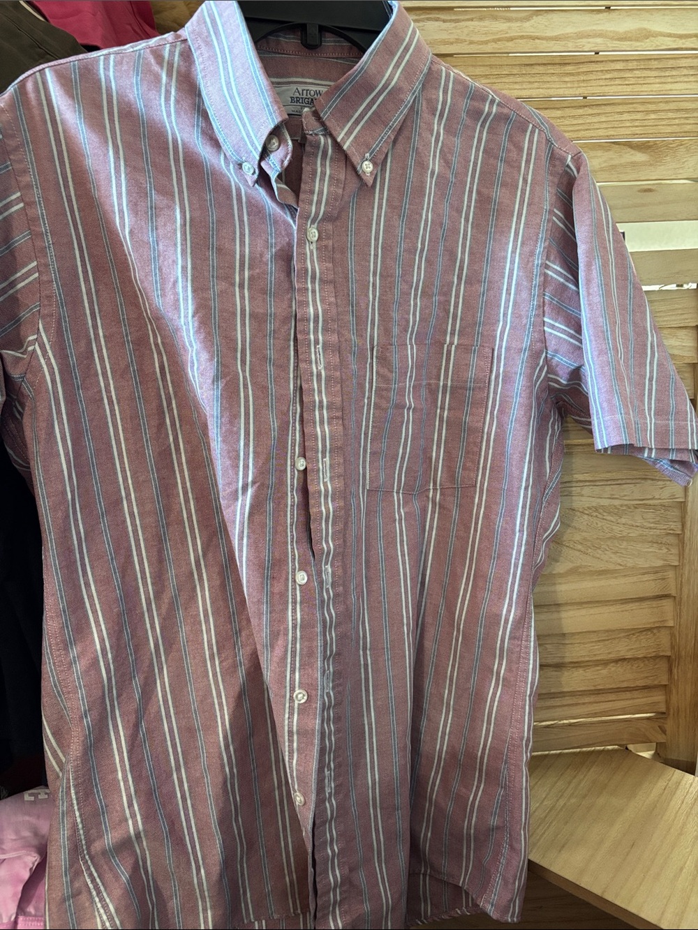Arrow Men’s Short-Sleeve Button-Down Shirt 16